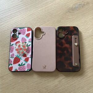 iPhone 16 Cases (Set of 3)
